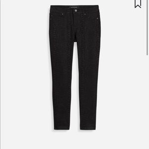 Liverpool textured printed skinny pants